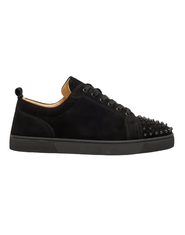 Black Suede Red Bottom Sneaker